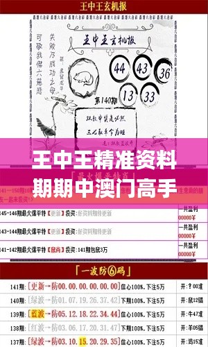 王中王精準資料期期中澳門高手,未來規(guī)劃解析說明_S16.758