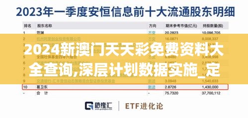 2024新澳門天天彩免費(fèi)資料大全查詢,深層計(jì)劃數(shù)據(jù)實(shí)施_定制版10.476