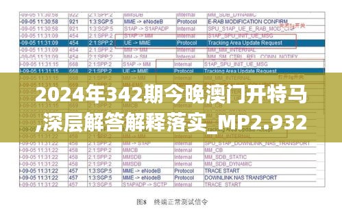 2024年342期今晚澳門開特馬,深層解答解釋落實_MP2.932
