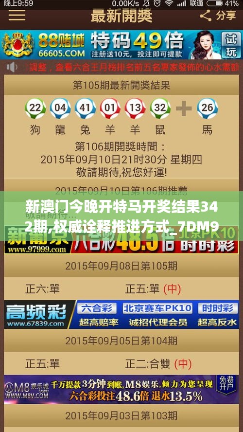 新澳門(mén)今晚開(kāi)特馬開(kāi)獎(jiǎng)結(jié)果342期,權(quán)威詮釋推進(jìn)方式_7DM9.557