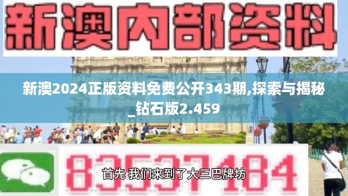 新澳2024正版資料免費(fèi)公開343期,探索與揭秘_鉆石版2.459