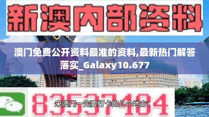 澳門免費公開資料最準(zhǔn)的資料,最新熱門解答落實_Galaxy10.677