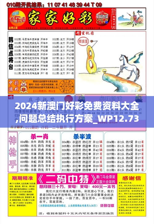 2024新澳門好彩免費資料大全,問題總結執(zhí)行方案_WP12.733