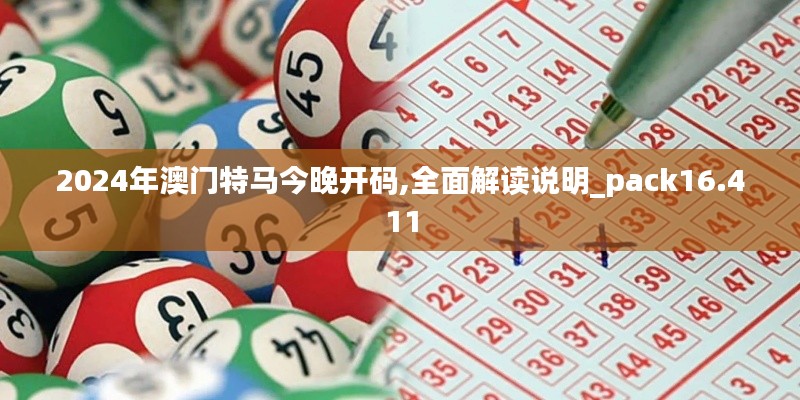 2024年澳門特馬今晚開碼,全面解讀說明_pack16.411