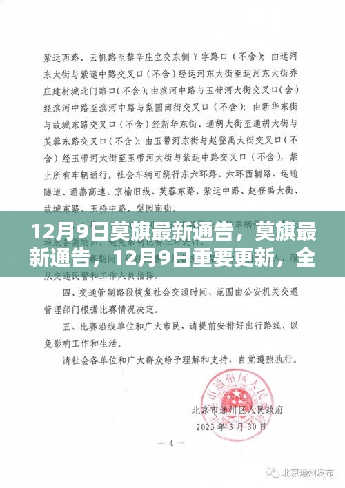 莫旗最新通告，全方位了解細(xì)節(jié)，12月9日重要更新