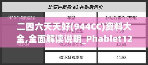 二四六天天好(944CC)資料大全,全面解讀說(shuō)明_Phablet12.125