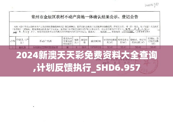 2024新澳天天彩免費資料大全查詢,計劃反饋執(zhí)行_SHD6.957