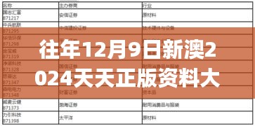 往年12月9日新澳2024天天正版資料大全,高效實(shí)施方法解析_XE版4.540