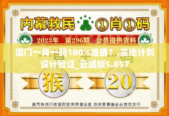澳門(mén)一肖一碼100%準(zhǔn)確？,實(shí)地計(jì)劃設(shè)計(jì)驗(yàn)證_云端版5.857