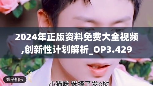 2024年正版資料免費大全視頻,創(chuàng)新性計劃解析_OP3.429