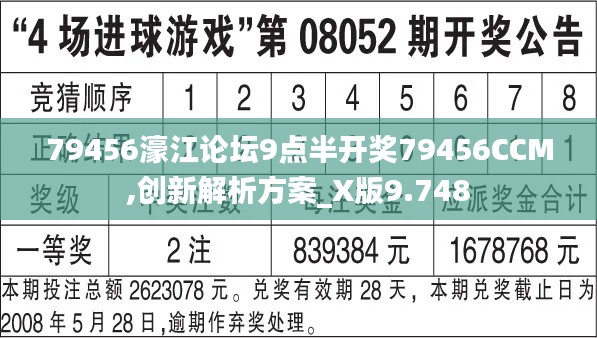 79456濠江論壇9點(diǎn)半開獎(jiǎng)79456CCM,創(chuàng)新解析方案_X版9.748