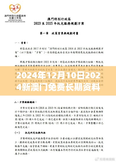 2024年12月10日2024新澳門免費長期資料,最佳精選解釋落實_頂級版3.166