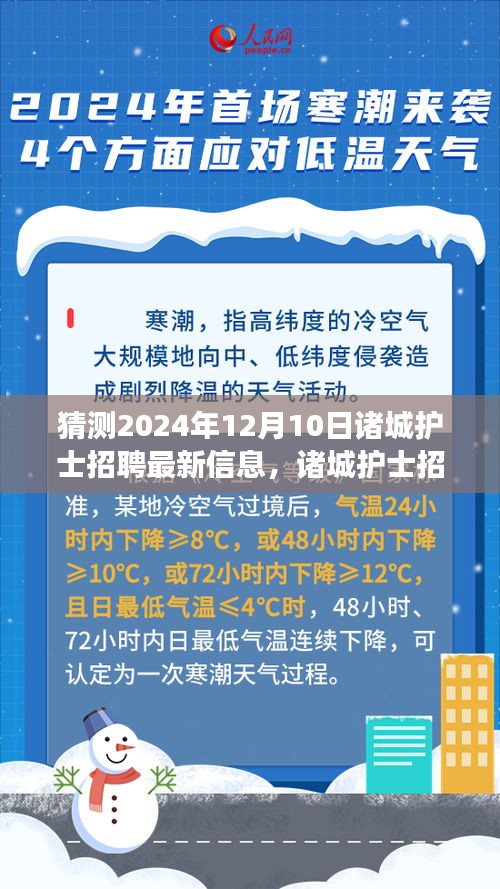 諸城護士招聘日預(yù)告，夢想與友情的交匯點，探尋最新招聘信息（2024年12月10日）