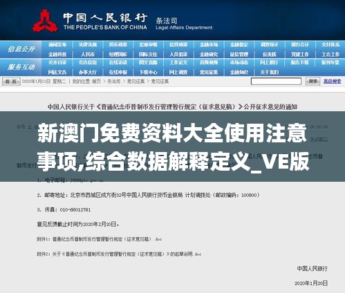 新澳門免費(fèi)資料大全使用注意事項(xiàng),綜合數(shù)據(jù)解釋定義_VE版9.723