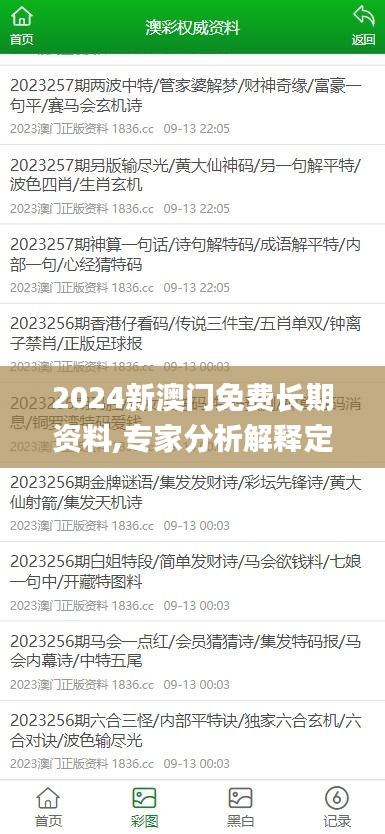 2024新澳門免費長期資料,專家分析解釋定義_精裝版7.229