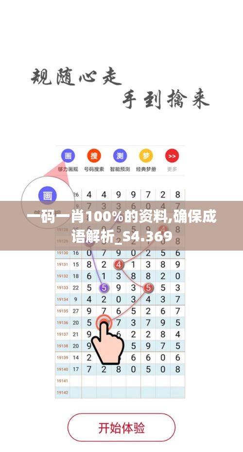 一碼一肖100%的資料,確保成語解析_S4.369