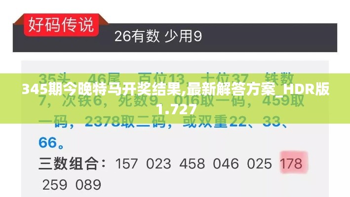 345期今晚特馬開(kāi)獎(jiǎng)結(jié)果,最新解答方案_HDR版1.727