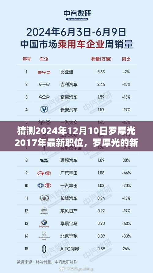 羅厚光的新征程，展望未來的勵(lì)志之旅與職場(chǎng)重塑之路（2024年預(yù)測(cè)）