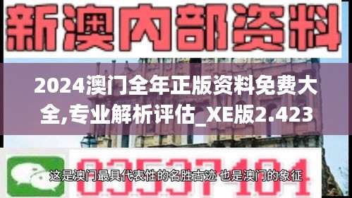 2024澳門全年正版資料免費大全,專業(yè)解析評估_XE版2.423