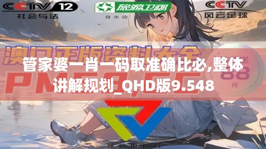 管家婆一肖一碼取準(zhǔn)確比必,整體講解規(guī)劃_QHD版9.548