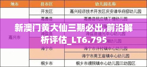 新澳門黃大仙三期必出,前沿解析評(píng)估_LT6.795