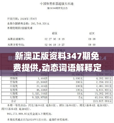 新澳正版資料347期免費(fèi)提供,動(dòng)態(tài)詞語(yǔ)解釋定義_DX版17.373