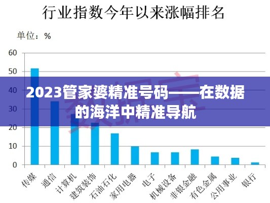2023管家婆精準(zhǔn)號碼——在數(shù)據(jù)的海洋中精準(zhǔn)導(dǎo)航