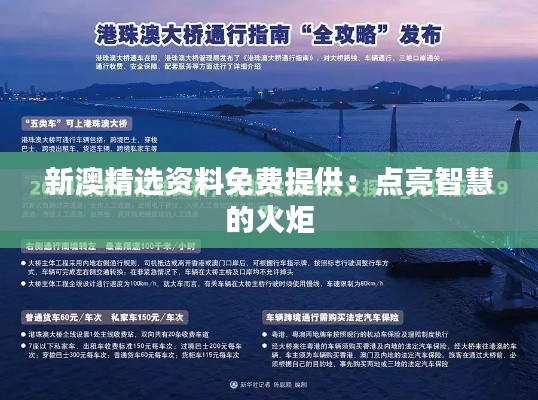 新澳精選資料免費(fèi)提供：點(diǎn)亮智慧的火炬