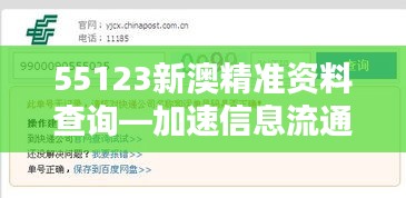 55123新澳精準資料查詢—加速信息流通的加速器