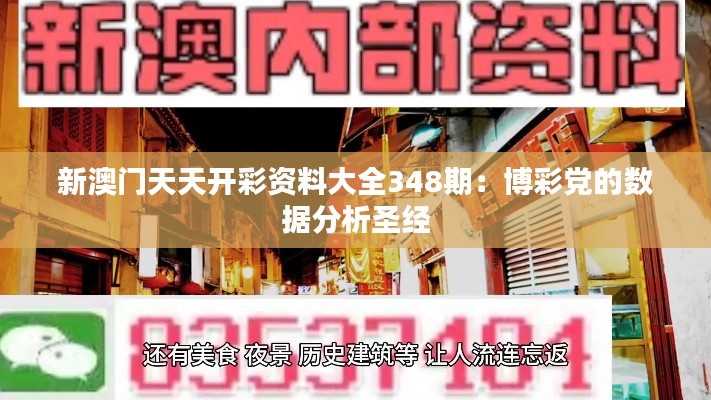 新澳門天天開彩資料大全348期：博彩黨的數(shù)據(jù)分析圣經(jīng)