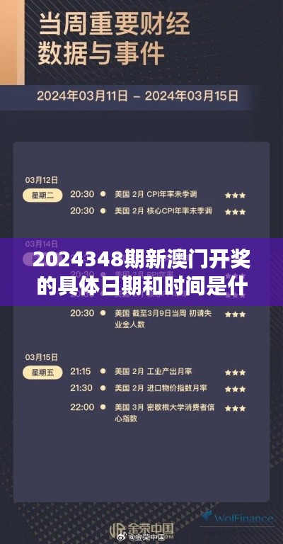 2024348期新澳門(mén)開(kāi)獎(jiǎng)的具體日期和時(shí)間是什么？：—預(yù)測(cè)開(kāi)獎(jiǎng)日期對(duì)經(jīng)濟(jì)的潛在影響