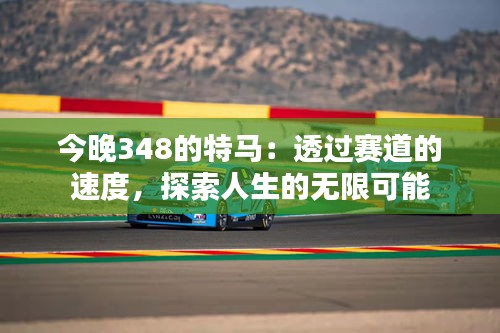 今晚348的特馬：透過賽道的速度，探索人生的無限可能