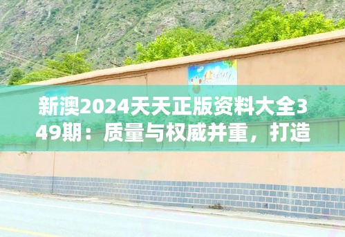 新澳2024天天正版資料大全349期：質(zhì)量與權(quán)威并重，打造你的知識寶庫