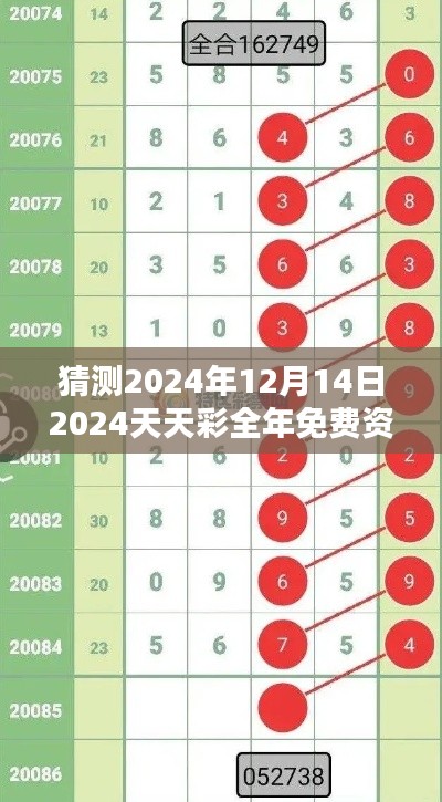 猜測(cè)2024年12月14日2024天天彩全年免費(fèi)資料：數(shù)據(jù)分析的重要性