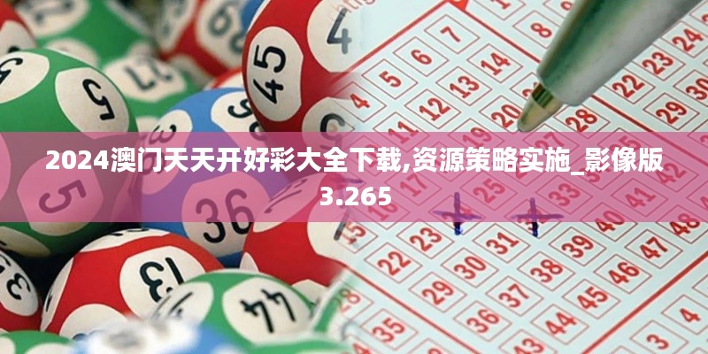 2024澳門天天開好彩大全下載,資源策略實(shí)施_影像版3.265
