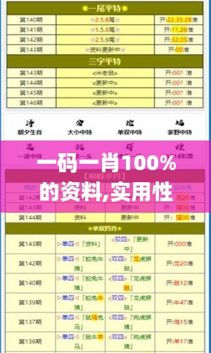 一碼一肖100%的資料,實(shí)用性執(zhí)行策略講解_創(chuàng)新版9.570