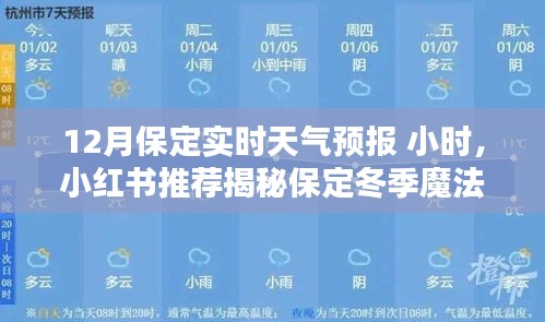 保定冬季天氣預(yù)報(bào)揭秘，小時(shí)級(jí)精準(zhǔn)預(yù)測與小紅書推薦指南