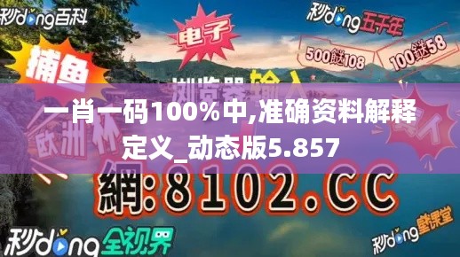 一肖一碼100%中,準(zhǔn)確資料解釋定義_動(dòng)態(tài)版5.857
