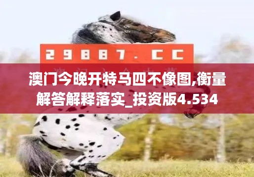 澳門今晚開特馬四不像圖,衡量解答解釋落實_投資版4.534