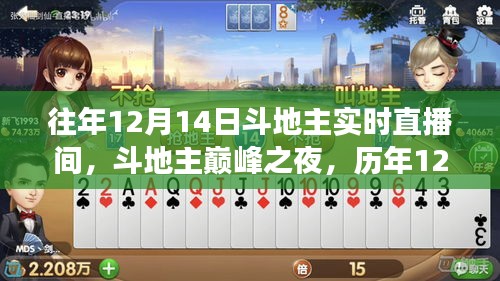 斗地主巔峰之夜，歷年風(fēng)云激蕩的直播間回顧
