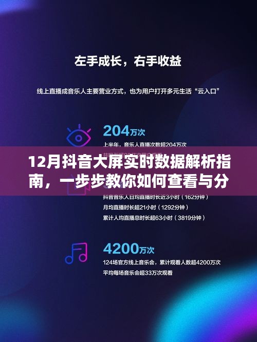 12月抖音大屏實時數(shù)據(jù)解析教程，教你如何查看與分析數(shù)據(jù)