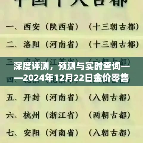 深度評(píng)測(cè)與實(shí)時(shí)金價(jià)查詢(xún)系統(tǒng)，預(yù)測(cè)與實(shí)時(shí)金價(jià)零售系統(tǒng)報(bào)告（2024年12月版）