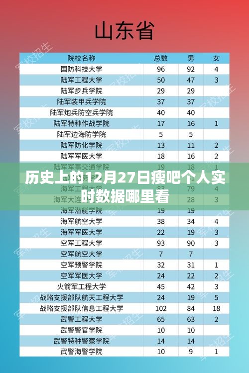 關于歷史上的十二月二十七日及瘦吧個人實時數(shù)據(jù)查看標題建議，，歷史上的十二月二十七日與瘦吧實時數(shù)據(jù)查看指南