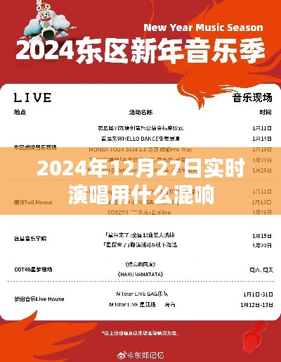 2024年實時演唱混響選擇指南