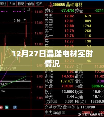 晶瑞電材最新實時動態(tài)，12月27日更新