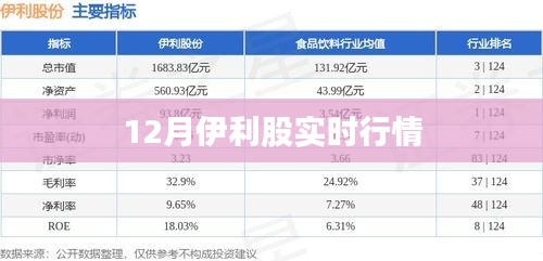 伊利股份12月實時行情分析
