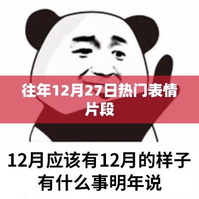 往年圣誕節(jié)倒數(shù)表情回顧