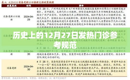 歷史上的發(fā)熱門診參考規(guī)范，12月27日重要節(jié)點解讀