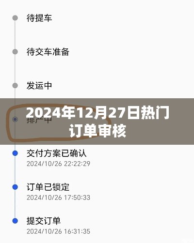熱門訂單審核，揭秘背后的故事 或 重磅！訂單審核背后的秘密 或 揭秘熱門訂單審核流程 或 最新訂單審核動態(tài)，揭秘細節(jié)。
