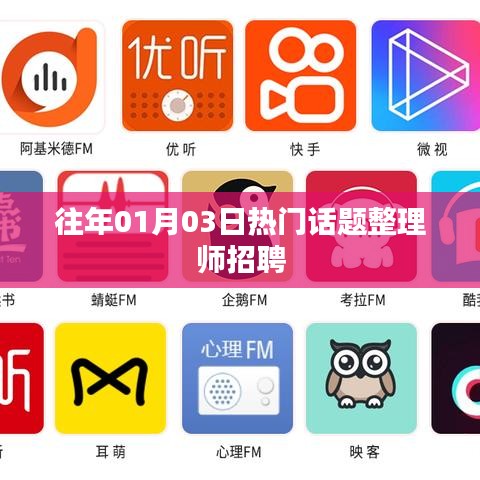 「熱門話題整理師招聘啟事」往年元月3日招募開啟